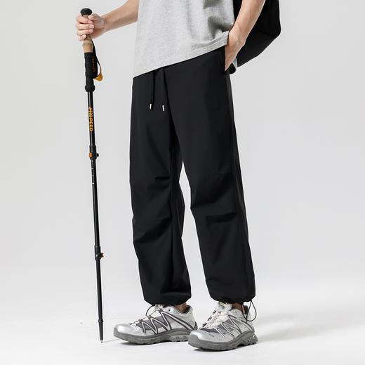 gxgjeans男装【热卖】26春款潮流男士休闲裤抽绳松紧腰脚口抽绳登山工装裤K&C 商品图5