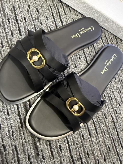 女款珍珠logo拖鞋he010 商品图1