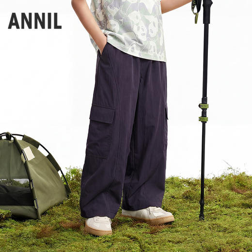 男女童梭织单裤夏季新款安奈儿童装EM626807 商品图1