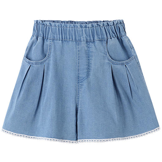 女童全腰牛仔短裤夏季新款安奈儿童装EG626832 商品图5