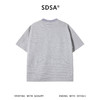 SDSA男装2026新款高贵轻奢潮牌时尚撞色斜纹圆领短袖T恤百搭上衣 商品缩略图1