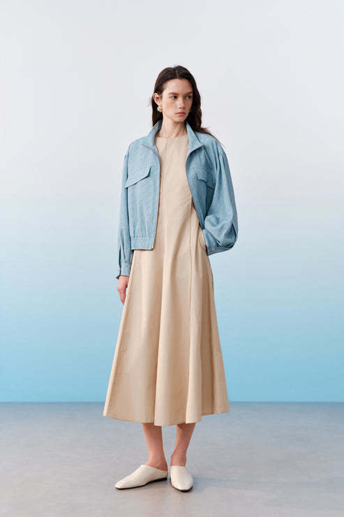 G2000女装SS26商场新款立领休闲长袖外套61287060 商品图1