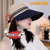 新款加长帽檐网顶鸭舌帽女春夏大头围时尚百搭遮阳户外旅游防晒帽 商品缩略图1