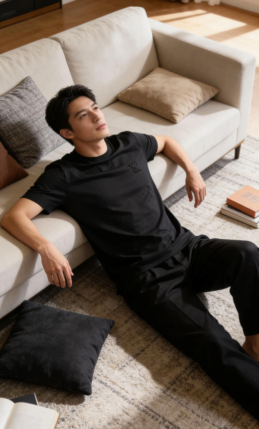 自留小标 纯元‼️1盒两件❗️26新款阿玛ni莱赛尔圆领短袖T恤～（售后时间：签收3天内，不合适及时申请） 商品图6