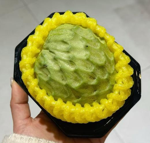 周日取货：【凤梨释迦】一个8两左右，果肉细腻嫩滑，淡淡的奶香味和冰淇淋口感。放软放黑了才能吃！！ 商品图3