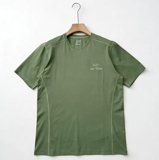 始祖鸟纯圆男士速干短袖。灰色 绿色。自己备注号码颜色。 商品图4