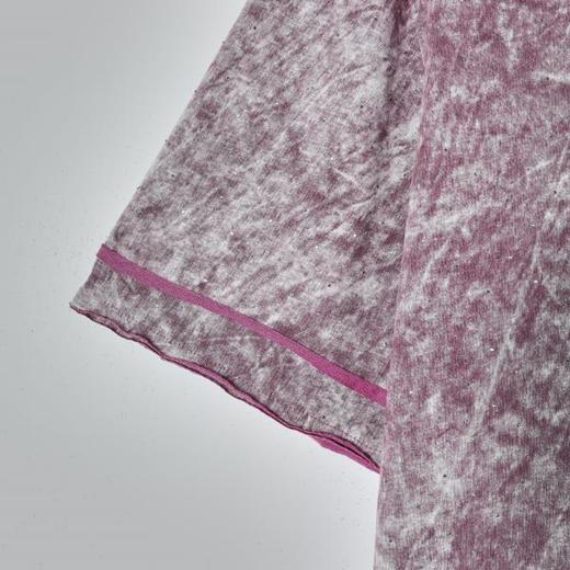 SDSA男装2026新款高贵轻奢时尚扎染撞色满天星圆领短袖T恤百搭潮 商品图2