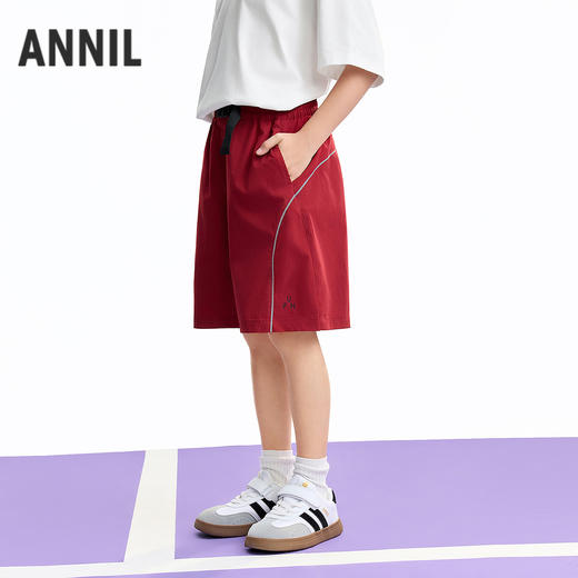 男童全腰梭织短裤夏季新款安奈儿童装EB626603 商品图2