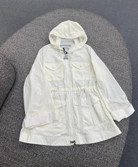 女款收腰薄风衣外套ba018