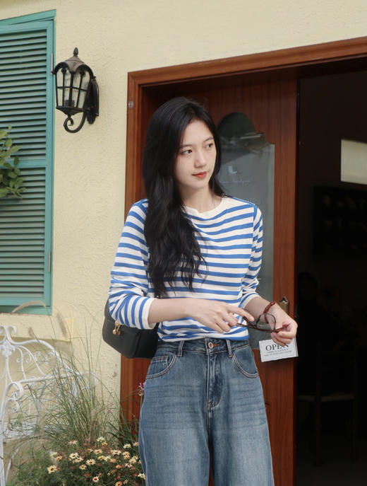 🌿自在如风，不辜负每一份信任🌸【子载ZI · ZAI 春夏莱赛尔条纹罩衫】一件好的衣服，👏是身体最温柔的依靠。 🔹百分百莱赛尔天丝面料，✨松软且带有垂坠感！ 商品图1