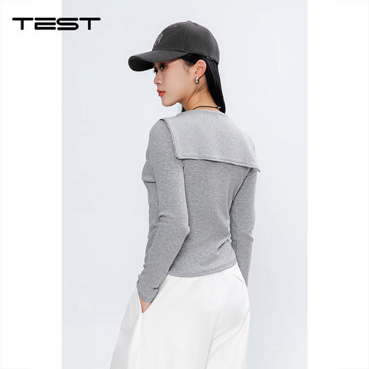 春上新修身显瘦百搭休闲舒适柔软卫衣1261053 商品图2