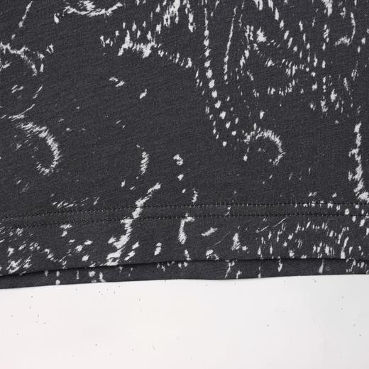 SDSA男装2026新款高贵轻奢时尚简约撞色满印圆领短袖T恤百搭上衣 商品图4