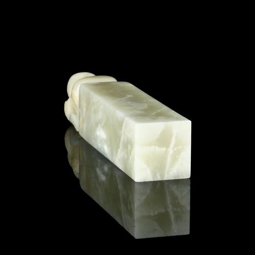 孤品18025昌化冻石福禄钮方章姓名章闲章2.0*2.0*10.1cm 商品图4