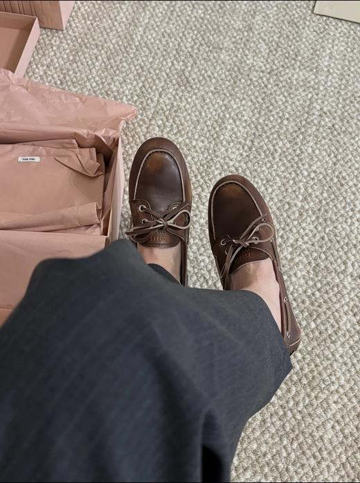 缪缪 擦色乐福鞋 商品图1