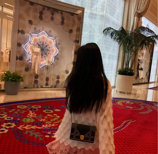 Dior mini 黑金 牛皮 盾牌包 商品图2