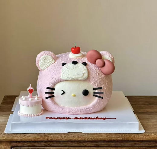 可爱kitty猫小熊女孩女生蛋糕 商品图2