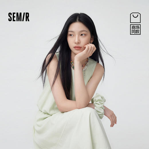 商场同款|森马套装女夏短款花苞上衣长裙2026新款简约时尚两件套 商品图0