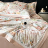 【丝滑莱赛冰丝❗️柔滑裸感四件套】a类100莱赛冰丝数夏凉被 水洗天丝夏被 四件套可机洗空调被 丝滑裸感薄被子 商品缩略图2