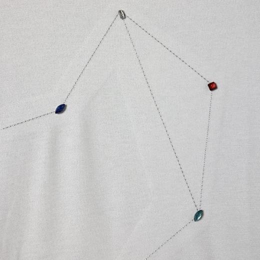 SDSA男装2026新款高贵轻奢座线迹彩石装饰宽松短袖T恤百搭时尚 商品图4