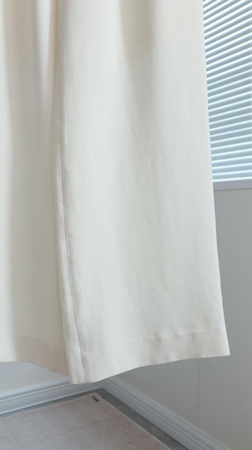 闲步于途|设计感压褶醋酸直筒裤 商品图2