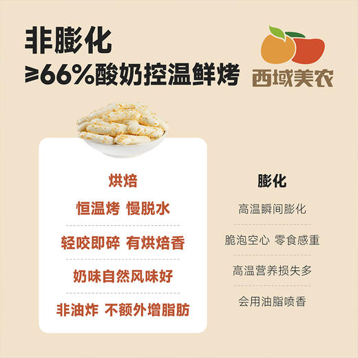 西域美农欧若姆草原烤酸奶   奶皮子小零食 烤酸奶原味/金桔味/果香/榴莲/蓝莓叶黄素/黄金椰烤 商品图5