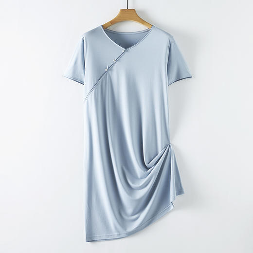 Mylyis 冰丝棉中式珍珠纽扣家居裙 家居服1569 柔软亲肤，清凉透气，宽松版型，可自由舒展 商品图9