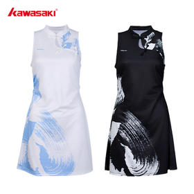 川崎 女款 连衣裙 针织 青花瓷国风系列 K1C08-D2722