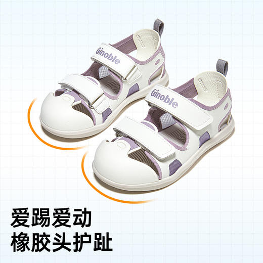 基诺浦机能鞋夏季小童鞋凉鞋蝉翼系列GY1751 商品图6