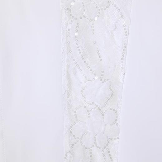 SDSA男装2026新款高贵轻奢珍珠领蕾丝拼接宽松长袖衬衫百搭时尚 商品图3