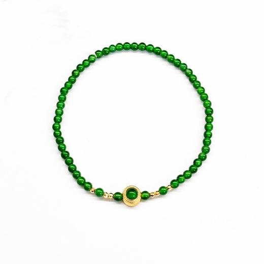 琳琅雅玉系列 黄色18K金翡翠手串手链 女士礼物MEMORA诗普琳JB003501 商品图0