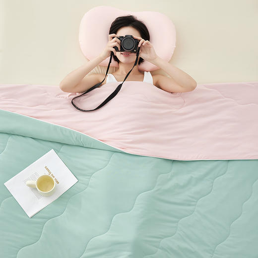 优选丨[西域楼兰凉感丝冰皮被】清凉一夏冰皮凉感夏被亲肤透气吸湿排汗让睡眠更清爽凉感值1.0/4.0 商品图6