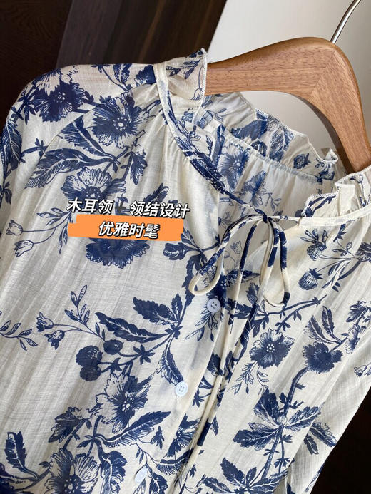 YAW2496水墨花小衫 商品图7