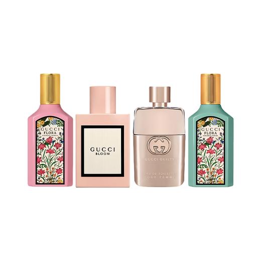 【送礼袋】古驰迷你香氛礼盒装四件套5ml*4瓶（绮梦茉莉罪爱女士花悦绮梦栀子）（无喷头） 商品图2