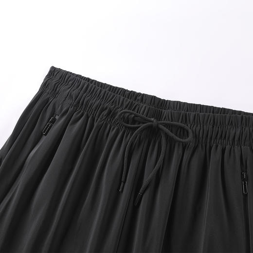 gxgjeans男装【高弹透气】冰丝裤2026夏款纯色百搭束脚裤垂顺男士休闲长裤K&C 商品图2