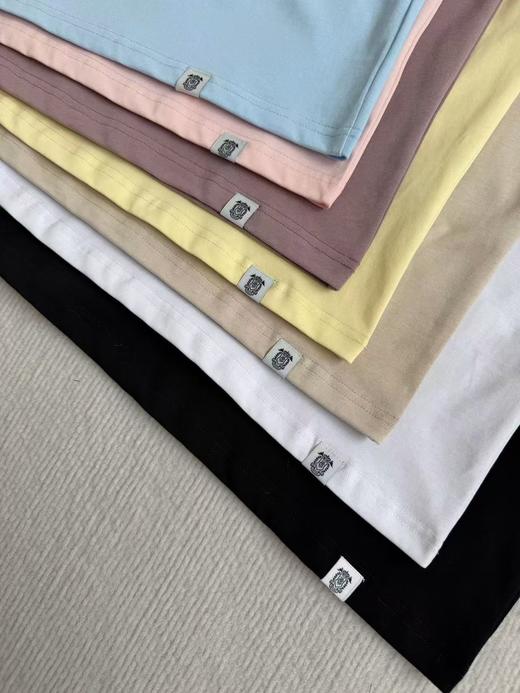 【lb1】女士夏日通勤休闲糖果配色圆领短袖T恤！！ 商品图3