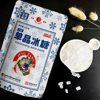 JING TANG京糖冰糖 单晶冰糖400g【一级】老冰糖  中华老字号 烘焙冲饮烹饪 /粮油调味 /调味品 /糖 商品图1