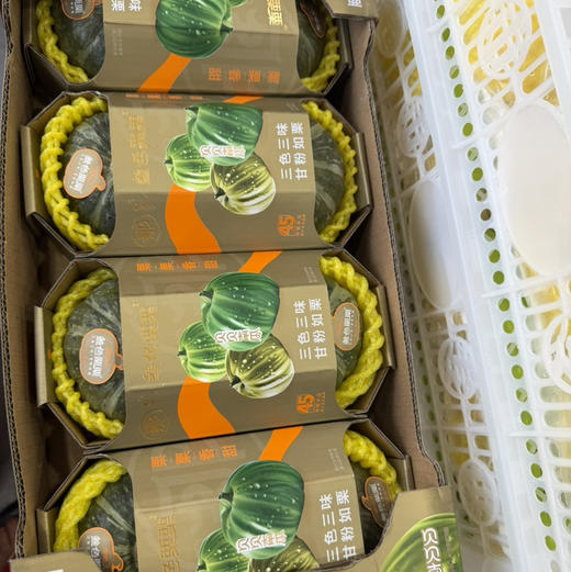 叁色栗贝贝南瓜 进口种源 粉糯香甜19.9/2粒 商品图3