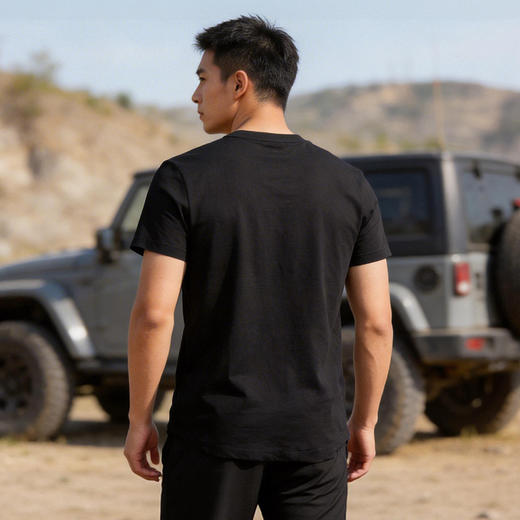 自由基地夏季新品越野原创设计印花图案硬派兄弟短袖队服透气T恤 NMT-2260 商品图1