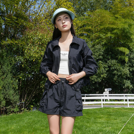 布意扬 轻量化时尚防晒衣套装/单件防晒衣 面料轻薄 宽松版型 不挑身材 多色可选 商品图5