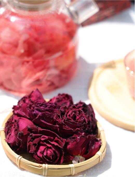 高原晨露 春日绽放 云南大理墨红玫瑰 头采花冠 入口满满玫瑰花香 冻干花 煮水泡茶 温和养生  |百里食 0401 商品图6