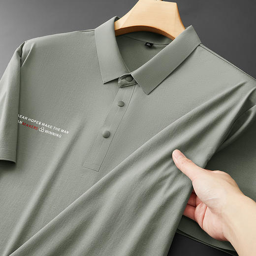 【DPF】大依优型大码男装夏季翻领polo衫短袖冰丝凉感透气休闲上衣短袖 商品图3