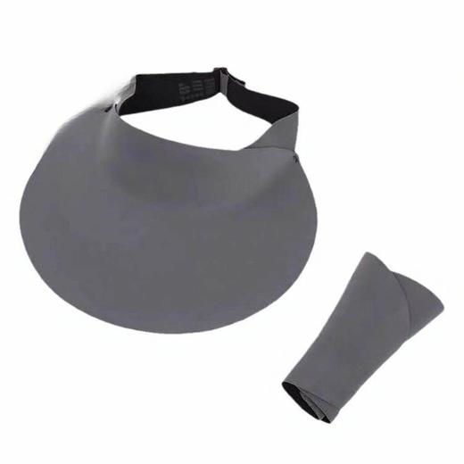 无痕一体防晒帽女防紫外线新款遮阳太阳帽夏季运动大帽檐空顶 商品图4