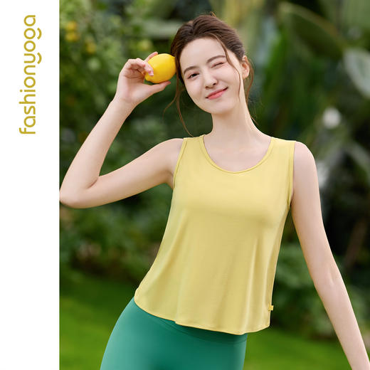 凡圣瑜伽轻柔蕾丝优雅背心F16214 商品图5