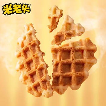 米老头饼干原味煎饼米棒芝麻味独立小包装能量棒解馋休闲小零食150g*2 /休闲食品 /膨化食品 /米果卷 商品图3