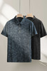 【DPF】大依优型大码男装夏季冰丝翻领短袖POLO衫扎染潮流时尚上衣T恤 商品缩略图5