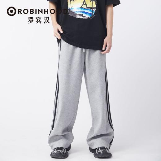 罗宾汉舒适透气情侣款织带时尚休闲针织裤YHP-R041K3061 商品图4