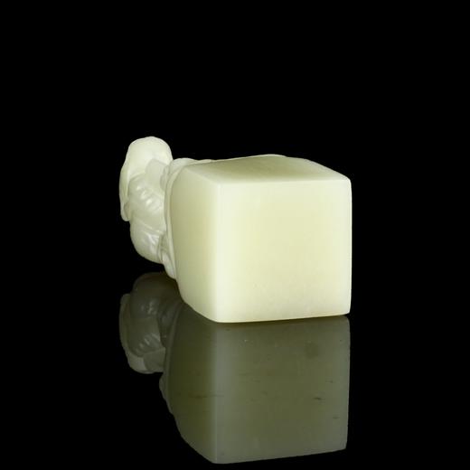 孤品18034寿山石芙蓉石古兽方章姓名章收藏章1.8*1.8*4.6cm 商品图4