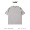 SDSA男装2026新款高贵轻奢潮牌几何线条磨破圆领短袖T恤百搭时尚 商品缩略图0