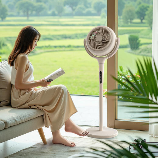 【1年质保】Bestherm百斯腾Q6智能循环环降温扇，品牌直发，出口欧洲机型，智能语音（无需联网）+小程序遥控+主机操控，四季可用 商品图0