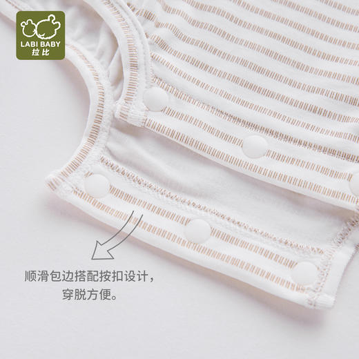 拉比童衣夏萌动小熊吊带三角连体衣j6LZBB103601 商品图5